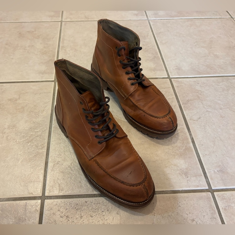 Banana Republic Brown Leather Boots Classic Style